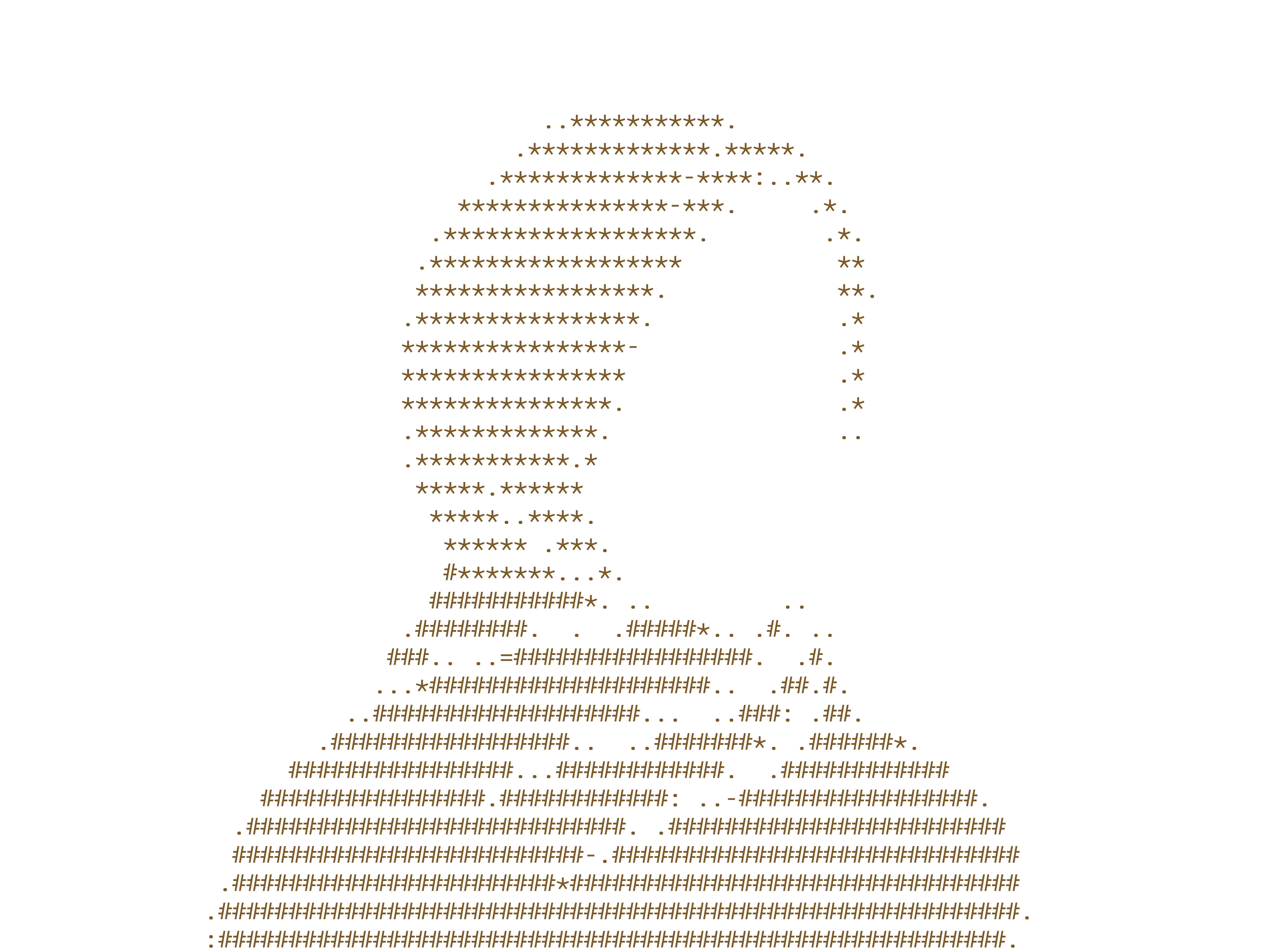 ASCII art of a woman wearing a hijab